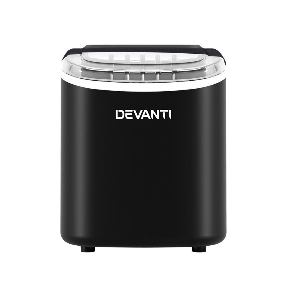 NNEDSZ Portable Ice Maker Machine Ice Cube T12kg Bar Countertop Black-2
