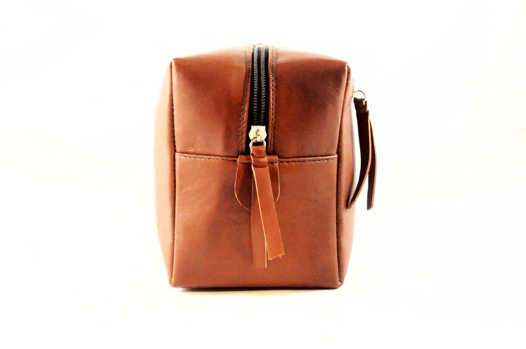 Leather Cosmetic & Toiletry Bag-1