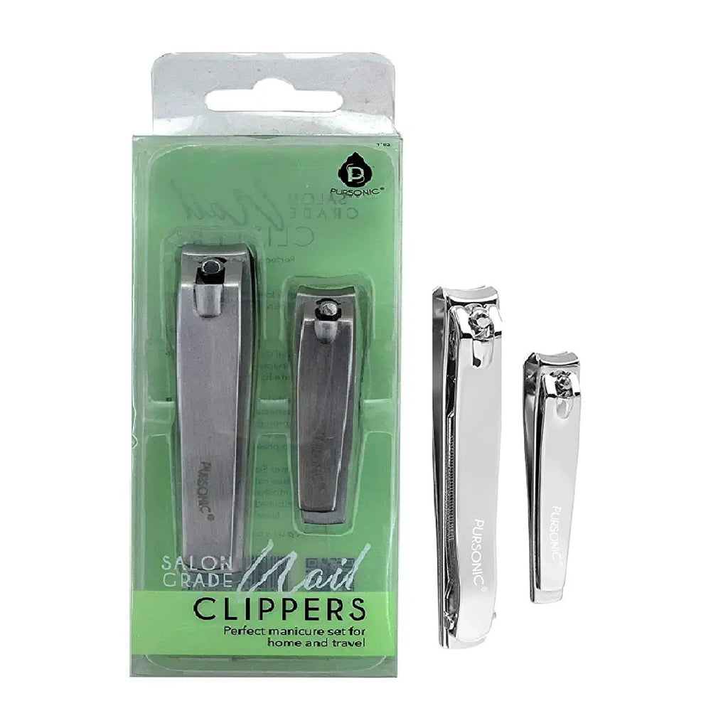 Salon Grade Premium 2 Pack Nail Clipper-0