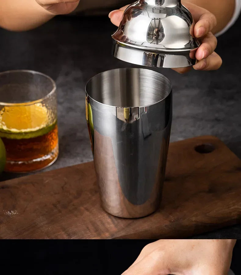 NNEOBA 6pcs Stainless Steel Cocktail Shaker Bartending Kit-3