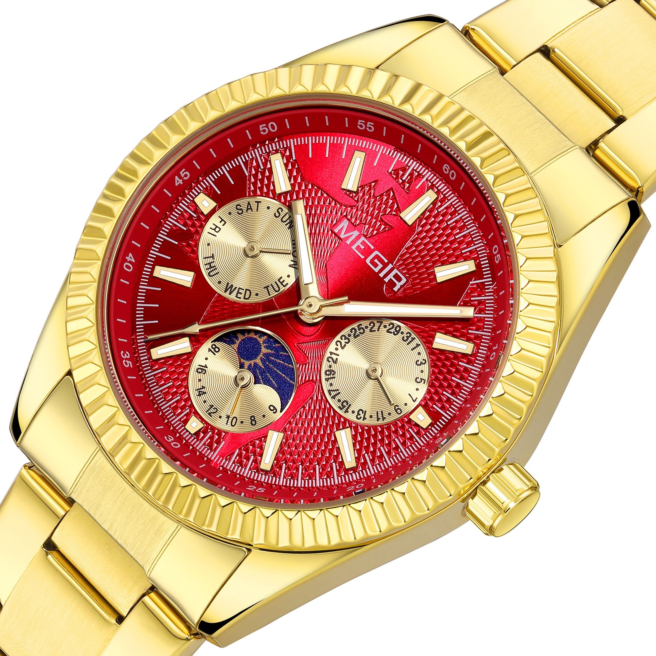 Luminous Quartz Men's Wristwatch