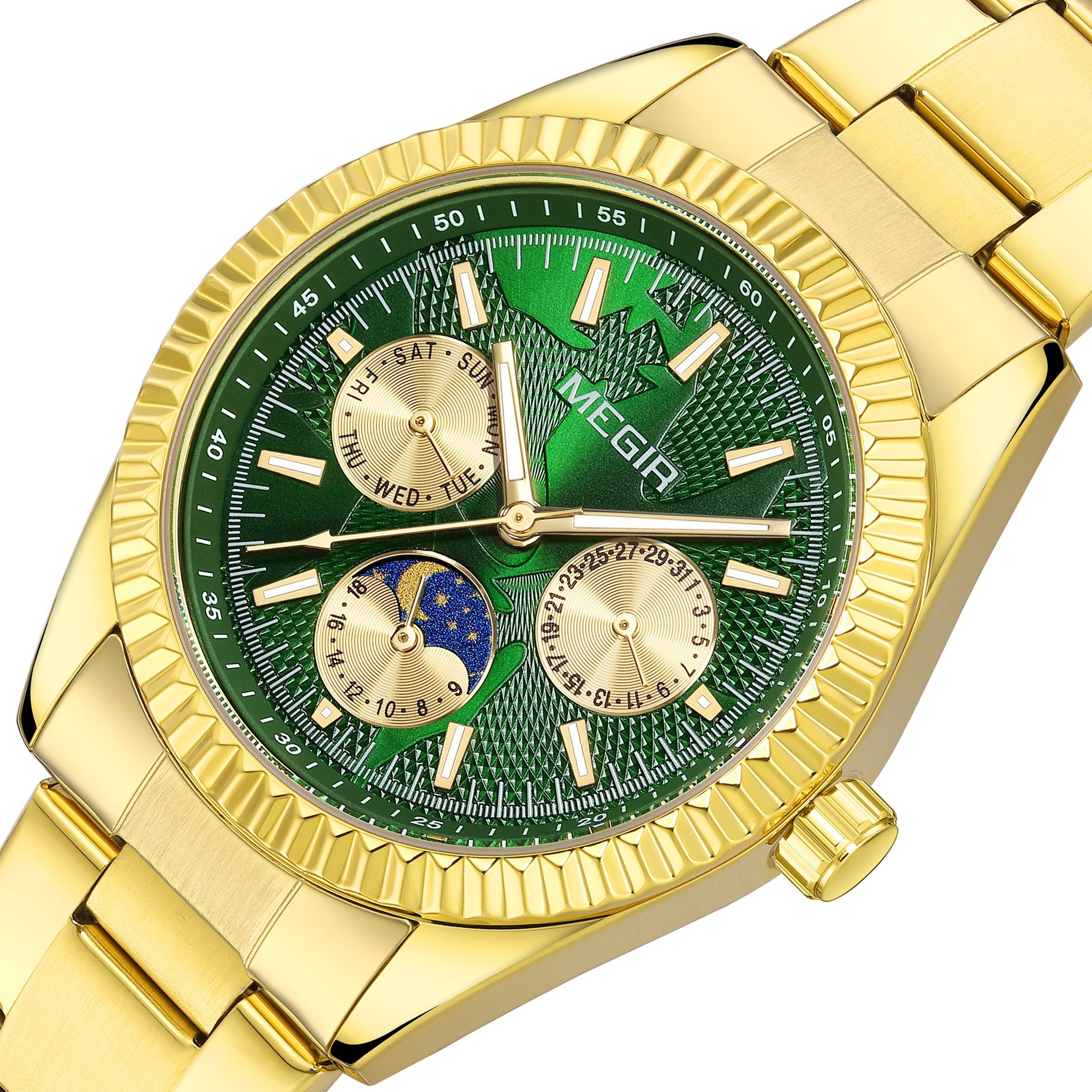 Luminous Quartz Men's Wristwatch