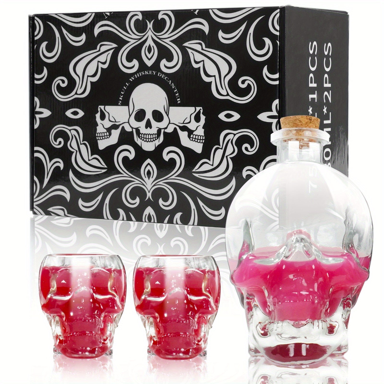 Skull Decanter Set