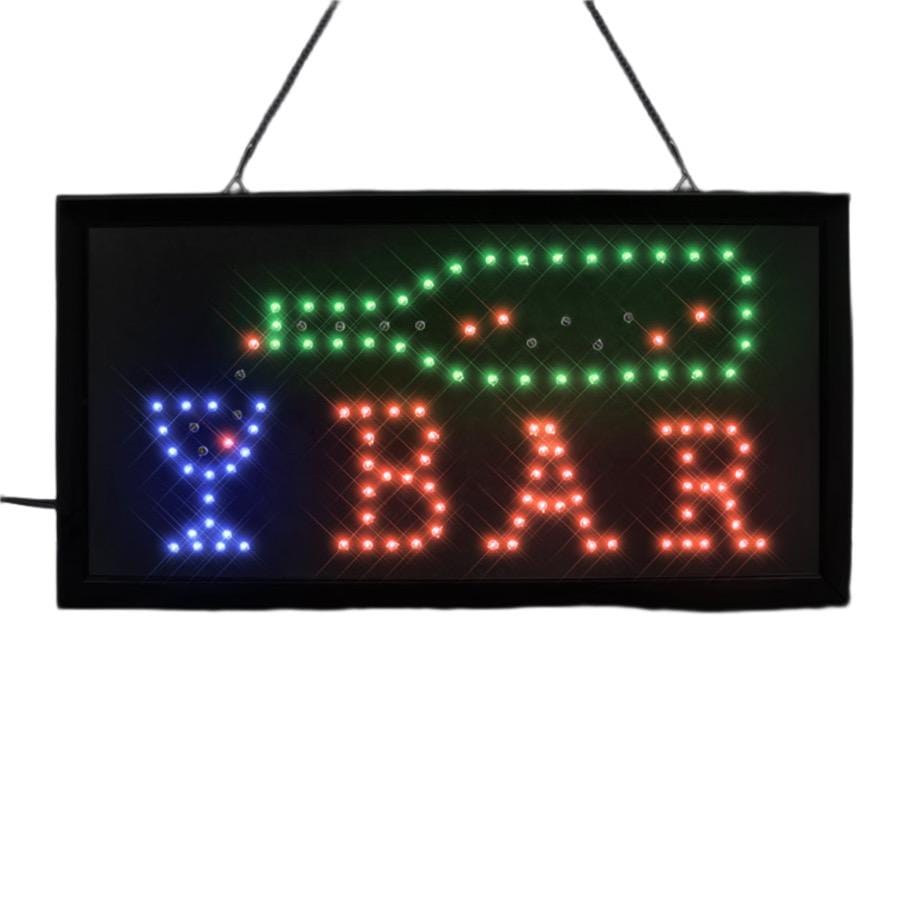 Light Up Retro Flashing Plug in Bar Vintage Sign-4