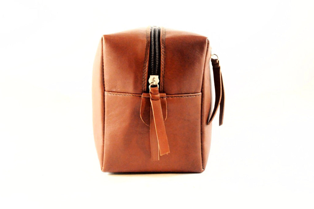 Leather Cosmetic & Toiletry Bag-1